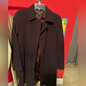 DKNY Coat (Made in Italy). Dark brown
